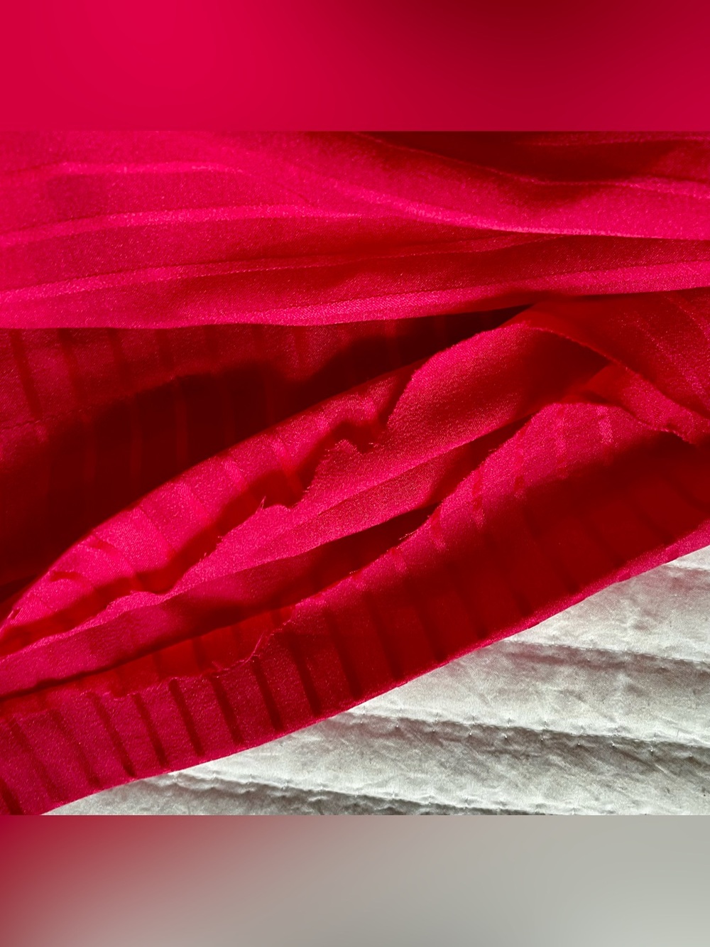 Women’s Vintage Red Sleeveless Midi-Dress Size Unknown - Picture 9 of 9
